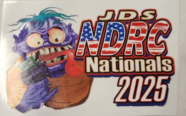 JDS NDRC Nationals 2025 Sticker (2.5x2")